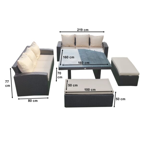 Comedor Curvo 10P - Imagen 2