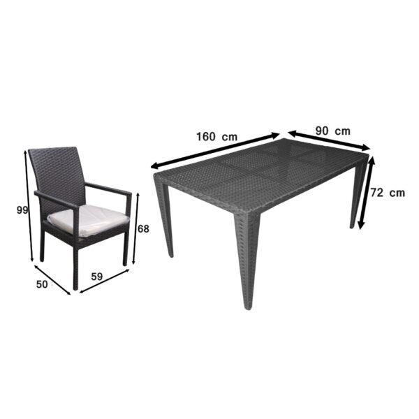 Comedor Piramide 6P - Imagen 2