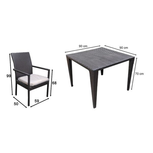 Comedor Piramide 4P - Imagen 2
